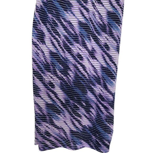 Jennifer Lopez Womens Sz 12 Purple Sleeveless Midi Length Dress - Picture 4 of 10